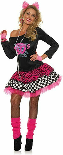 Underwraps Flashback 80s Madonna Dress Adult Womens Halloween Costume 28203