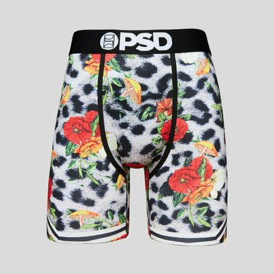 PSD Checkered Sunflowers Punk Floral Athletic Boxer Briefs Underwear  E12011051