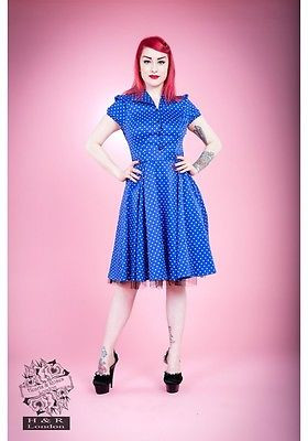 open lace back dress Pre-Order - Ingenue Dress in Light Blue w/White Polka Dots