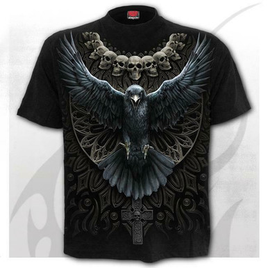 Spiral Direct Raven Skull Gothic Cross Crucifix Fantasy