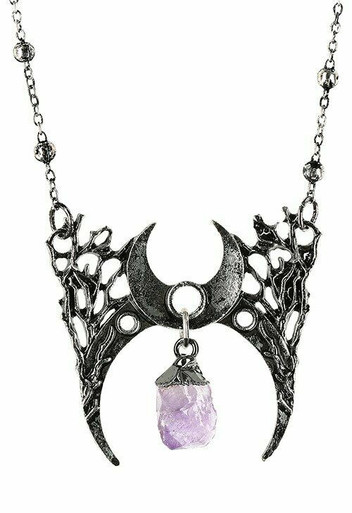 Restyle Moon Geometry Choker Gothic Victorian Crescent Jewelry Necklace