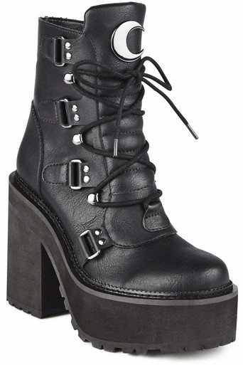 Killstar Broom Rider Moon Celestial Platform Witch Goth Punk Boots  K-FTW-F-2882