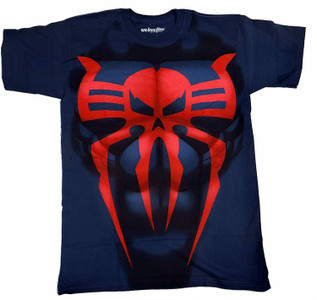 I Am Spiderman 2099 Super Hero Marvel Peter Parker Men's Costume Tee Shirt
