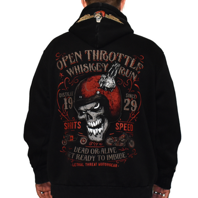 MIRROR9☆ Evil Fake leather zip hoodie MIRROR9☆ Evil Fake leather zip hoodie