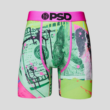 PSD Marble Money Cash Benjamins Hundreds Underwear Boxer Briefs 122180094