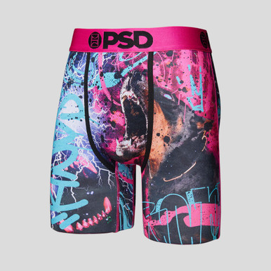 PSD Kings Graffiti Paint Pitbull Dog Art Teeth Underwear Boxer