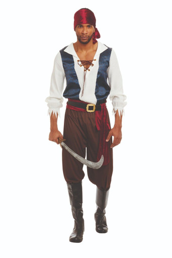 Dreamgirl Rogue Pirate Caribbean Looting Buccaneer Adult Mens Halloween ...