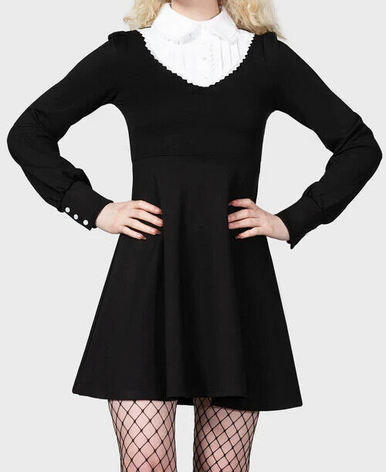 Killstar Bethany Brutal Woman's Dress Black Gothic Alternative KSA003395 - Fearless Apparel Killstar Bethany Brutal Woman's Dress Black Gothic Alternative KSA003395 - Fearless Apparel