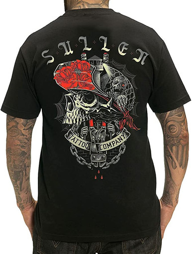 Sullen Men's Talent Brewers Standard Tee (as1, Alpha, s, Regular, Regular,  Small) Black