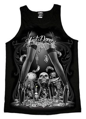 AUTHENTIC DAVID GONZALES DGA LAST DANCE WEST COAST STRIP MENS TANK