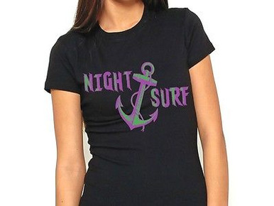 WOMENS LUCKY 13 NIGHT SURF ANCHOR BEACH PUNK GOTH TATTOO SHIRT S M L XL XXL