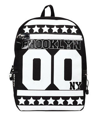MOJO BROOKLYN STARS NEW YORK CITY NYC BKLYN URBAN RAP SCHOOL BOOK BAG ...