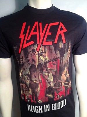AUTHENTIC SLAYER REIGN IN BLOOD DEATH BLACK HEAVY METAL MUSIC BAND