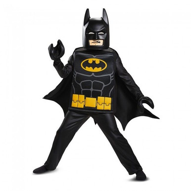 Disguise Batman Lego Movie 2 Deluxe Boy\'s Halloween Fancy-Dress Costume  for Child, M 