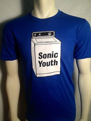 AUTHENTIC SONIC YOUTH WASHING MACHINE LOGO ROCK MUSIC BAND T TEE