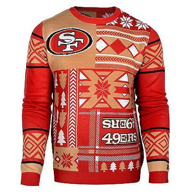 UGLY CHRISTMAS SWEATER NFL SAN 