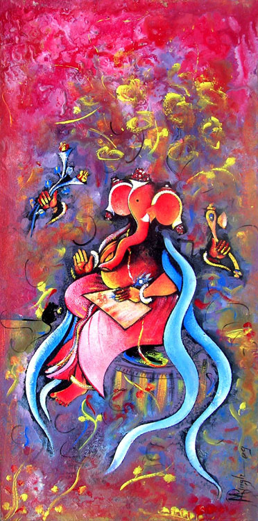 Ganesha is in a writing mood