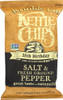 Kettle Brand: Salt & Fresh Ground Pepper Krinkle Cut Potato Chips, 8.5 Oz