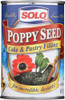 Solo: Poppy Seed Cake & Pastry Filling, 12.5 Oz