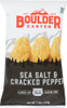 Boulder Canyon: Sea Salt And Cracked Pepper Potato Chips, 5 Oz