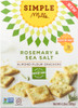 Simple Mills: Rosemary Sea Salt Crackers, 4.25 Oz