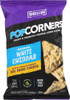 Popcorners: Corn Chips White Cheddar, 7 Oz