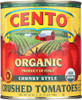 Cento: Organic Chunky Style Crushed Tomatoes, 28 Oz