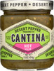 Desert Pepper: Salsa Cantina Hot Green, 16 Oz