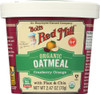Bobs Red Mill: Organic Oatmeal Cup Cranberry Orange, 2.47 Oz