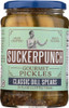 Suckerpunch: Pickle Spear Dill, 24 Oz