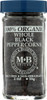 Morton & Bassett: Organic Whole Black Peppercorns, 2 Oz