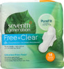 Seventh Generation: Chlorine Free Maxi Pads Overnight With Wings, 14 Pc