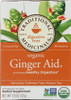 Traditional Medicinals: Organic Ginger Aid Herbal Tea 16 Tea Bags, 1.13 Oz