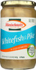 Manischewitz: Fish Pike & White Non Jel, 24 Oz