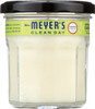 Mrs Meyers Clean Day: Scented Soy Candle Lemon Verbena Scent, 7.2 Oz