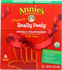 Annies Homegrown: Fruit Peely Swrly Strwbry, 4.5 Oz