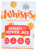 Whisps: Cheese Crisps Asiago And Pepper Jack, 2.12 Oz