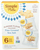 Simple Mills: Fine Ground Sea Salt Almond Flour Crackers, 4.8 Oz