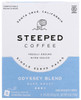 Steeped Coffee: Odyssey Blend Dark Roast Coffee, 8 Ea