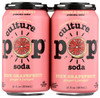 Culture Pop: Pink Grapefruit Ginger & Juniper Probiotic Soda, 48 Fo