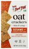Bobs Red Mill: Crackers Oat Sesame, 4.25 Oz