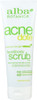 Alba Botanica: Natural Acne Dote Face & Body Scrub Oil-free, 8 Oz