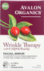 Avalon Organics: Wrinkle Therapy With Coq10 & Rosehip Facial Serum, 0.55 Oz