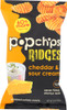 Popchips: Chip Ridges Cheddar & Sour Cream, 5 Oz