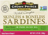 Crown Prince: Skinless & Boneless Sardines In Olive Oil, 3.75 Oz Crown Prince: Skinless & Boneless Sardines In Olive Oil, 3.75 Oz