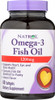 Natrol: Omega 3 Fish Oil 1200 Mg, 60 Softgels