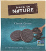 Back To Nature: Classic Sandwich Creme Cookie, 12 Oz
