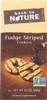 Back To Nature: Fudge Stripe Shortbread Cookie, 8.5 Oz