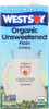 Westsoy: Organic Unsweetened Soymilk, 32 Oz