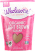 Wholesome Sweeteners: Organic Light Brown Sugar, 24 Oz